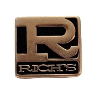 10K Yellow Gold Rich’s Lapel Tie Pin E875